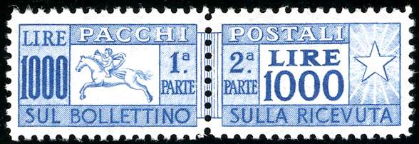 1954 - 1000 lire Cavallino, ... 