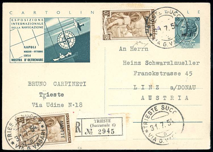 1954 - 40 lire Lavoro (101), due ... 