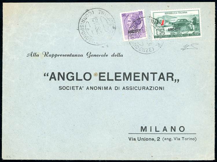 1954 - 25 lire Touring, 25 lire ... 