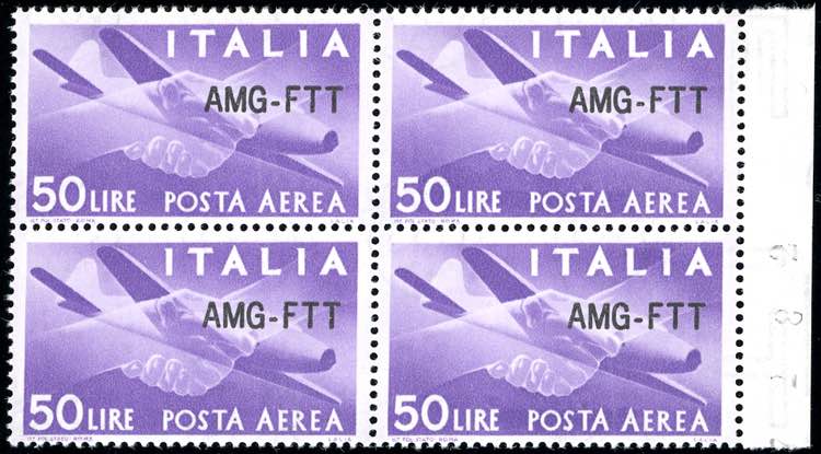 POSTA AEREA 1954 - 50 lire, nuovo ... 