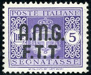 SEGNATASSE 1947 - 5 lire, senza ... 