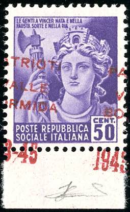 VALLE BORMIDA 1945 - 50 cent. ... 