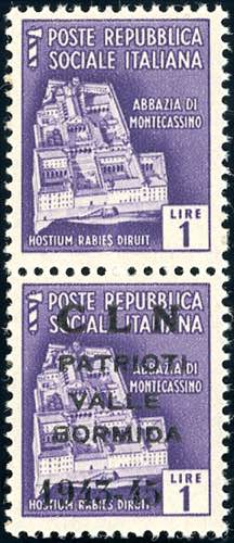 VALLE BORMIDA 1945 - 1 lira ... 