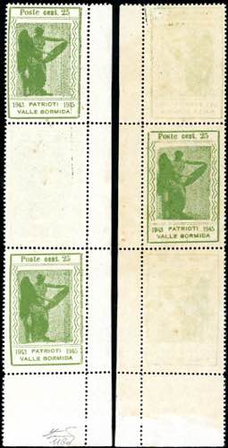 VALLE BORMIDA 1945 - 25 cent. ... 