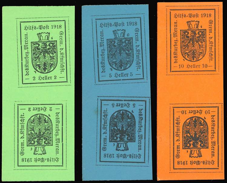 MERANO 1918 - Stemma, IV tipo, ... 