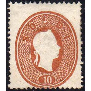 1862 - 10 soldi bruno mattone (34), nuovo, ... 