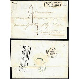 1848 - Lettera prefilatelica da Tunisi ... 
