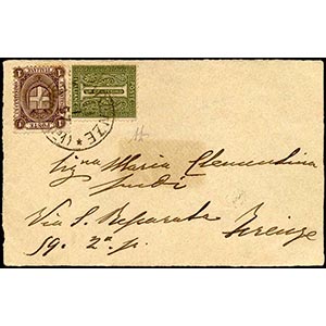 1901 - 1 cent. De La Rue, tiratura di Torino ... 