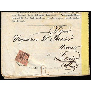 1872 - 2 cent. De La Rue, tiratura di Torino ... 