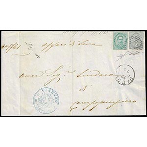 1879 - 5 cent. De La Rue, tiratura di Torino ... 