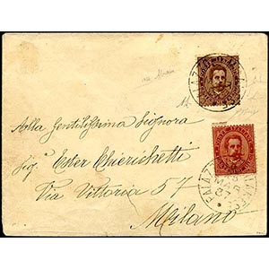 1887 - 30 cent. e 10 cent. Umberto I ... 