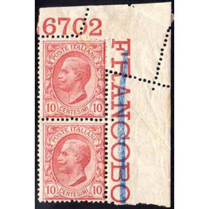 1906 - 10 cent. Leoni, varietà di ... 