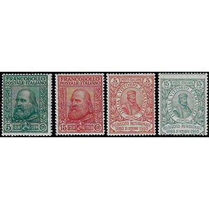 1910 - Garibaldi, serie completa (87/90), ... 