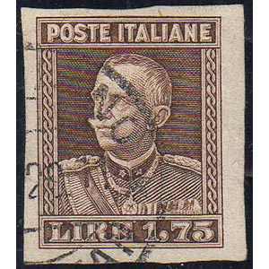 1927 - 1,75 lire Parmeggiani, non dentellato ... 