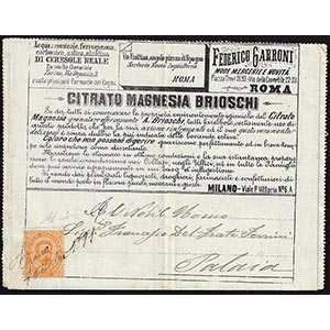 1892 - 20 cent. Umberto I, non perforato ... 