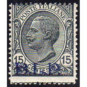 1923 - 15 cent., soprastampa BLP del II tipo ... 
