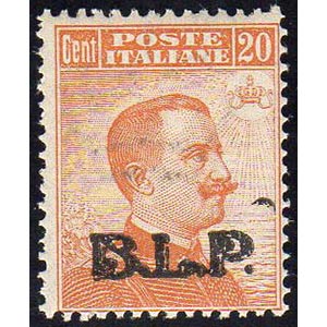 1922 - 20 cent., soprastampa BLP del III ... 