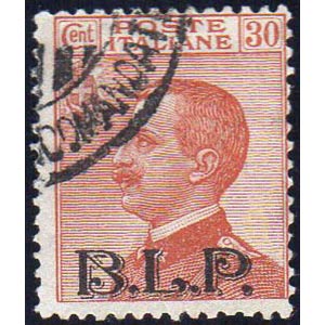 1923 - 30 cent., soprastampa BLP del III ... 