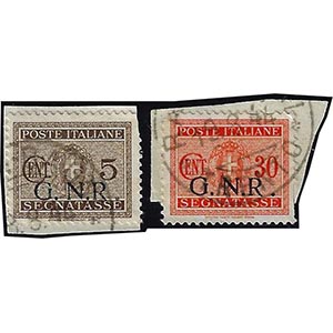 1944 - 5 cent. e 30 cent. soprastampati ... 