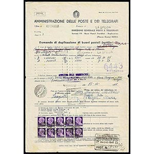 1945 - 1 lira Imperiale, senza filigrana ... 
