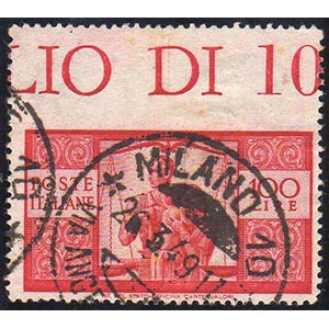 1946 - 100 lire Democratica, non dentellato ... 