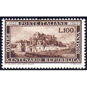 1949 - 100 lire Romana (600), gomma integra, ... 