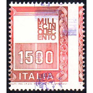 1979 - 1.500 lire Alti valori, stampa del ... 