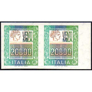1987 - 20.000 lire Alti valori, non ... 
