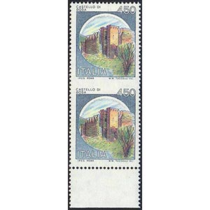1980 - 450 lire Castelli, coppia verticale ... 