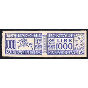 1977 - 1.000 lire Cavallino, falso per posta ... 