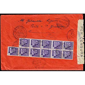 1945 - 1 lira Momumenti distrutti (509), ... 