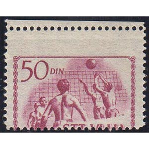 1952 - 50 d. Sport, dentellatura orizzontale ... 