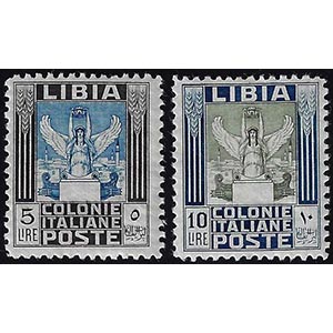 1937 - 5 e 10 lire Pittorica, dent. 11 ... 