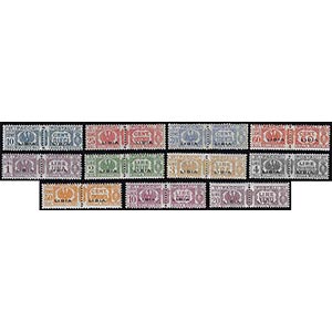 PACCHI POSTALI 1927/37 - Fasci al centro, ... 