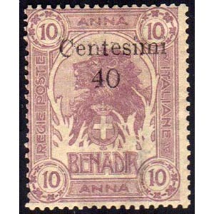 1905 - 40 cent. su 10 a soprastampato di ... 