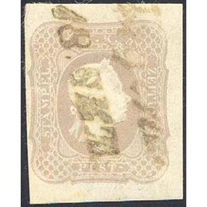 AUSTRIA GIORNALI 1861 - 1,05 k. Lilla grigio ... 