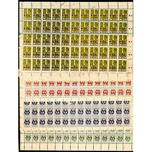 LITUANIA CENTRALE 1921 - Sette francobolli ... 