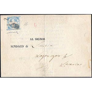 1860 - 1/2 tornese azzurro chiaro Crocetta ... 