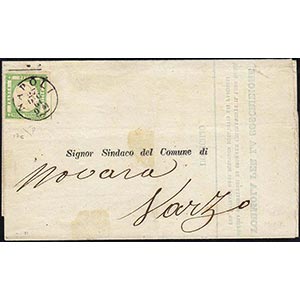 1861 - 1/2 tornese verde scuro (17c), ... 