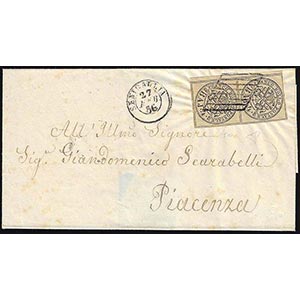 1856 - 4 baj bruno rosaceo chiaro (5a), ... 
