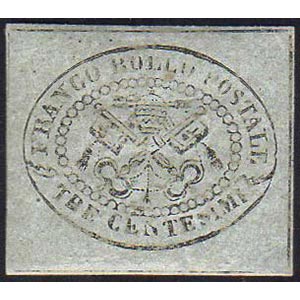 1867 - 3 cent. grigio (15), gomma originale, ... 