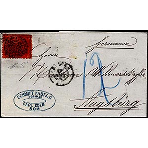 1869 - 20 cent. rosso bruno (27), perfetto, ... 