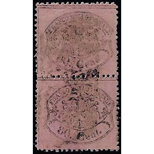 1868 - 80 cent. rosa chiaro (30), coppia ... 