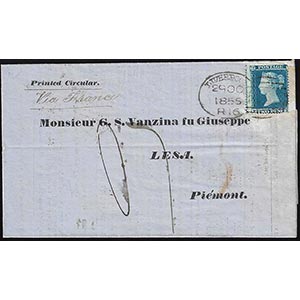 INCOMING MAIL GRAN BRETAGNA 1855 - 2 cent. ... 