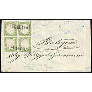 1861 - 5 cent. verde oliva chiaro (13Ca), ... 