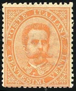 1879 - 20 cent. Umberto I (39), discreta ... 