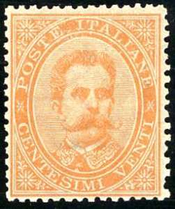 1879 - 20 cent. Umberto I (39), ottima ... 