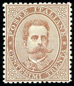 1879 - 30 cent. Umberto I (41), ottima ... 