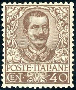 1901 - 40 cent. Floreale (74), ottima ... 