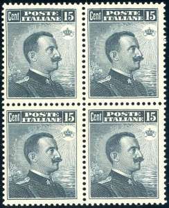 1911 - 15 cent. Michetti, III tipo (96), ... 